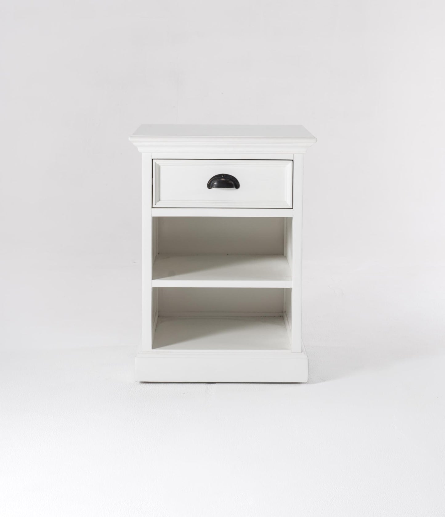 Halifax collection by Nova Solo.  Bedside Table with Shelves CasaFenix