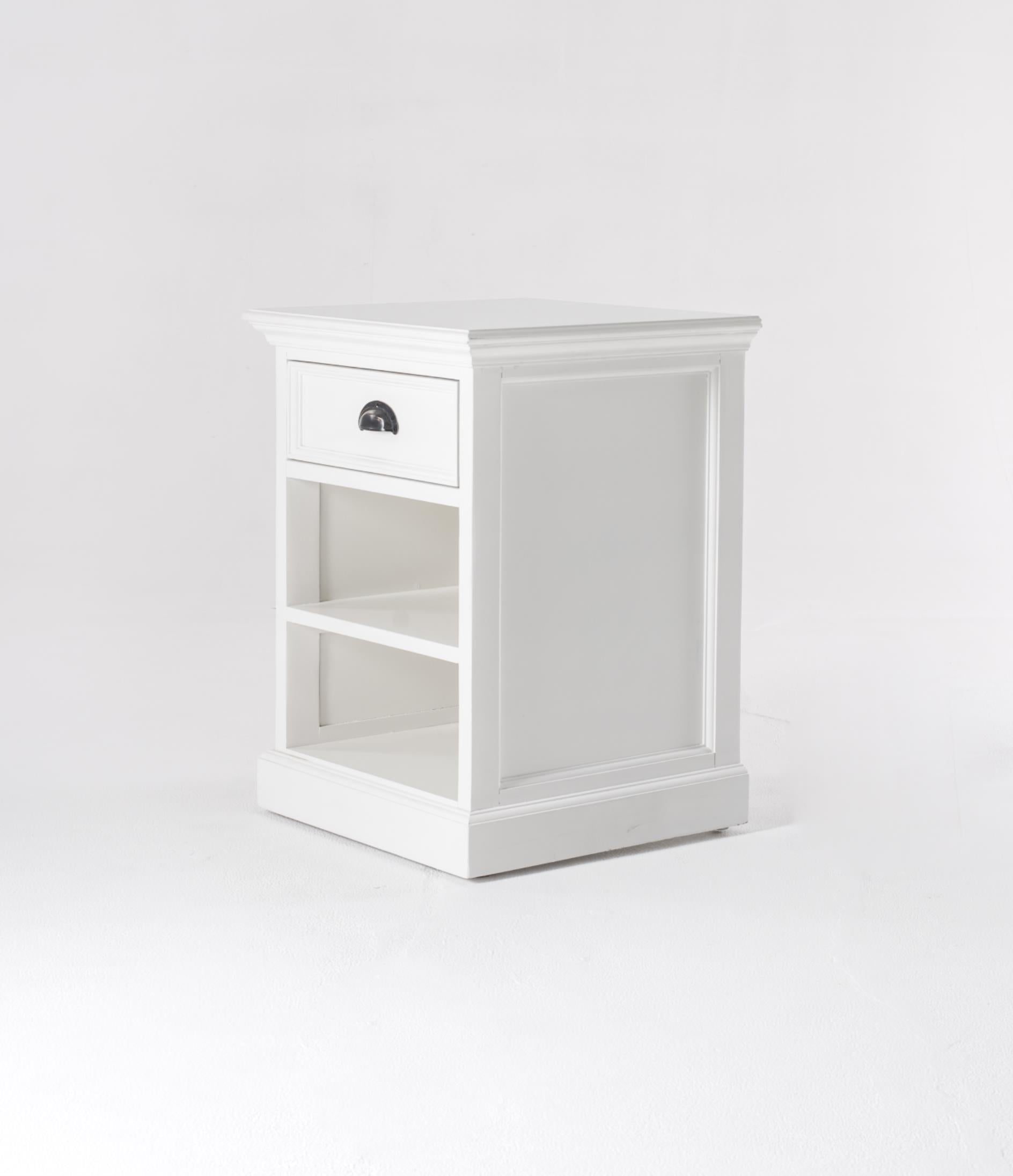 Halifax collection by Nova Solo.  Bedside Table with Shelves CasaFenix