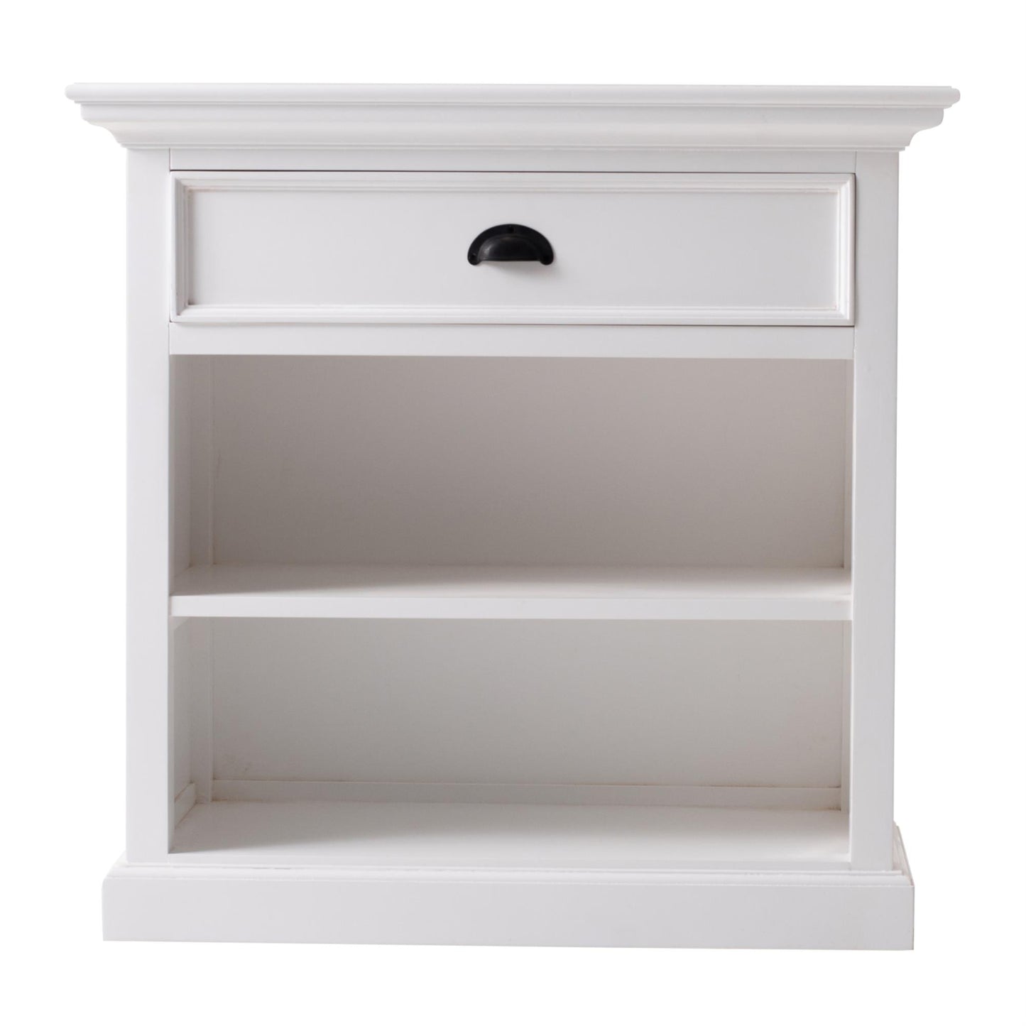 Halifax Grand collection by Nova Solo.  Bedside Table with Shelves CasaFenix