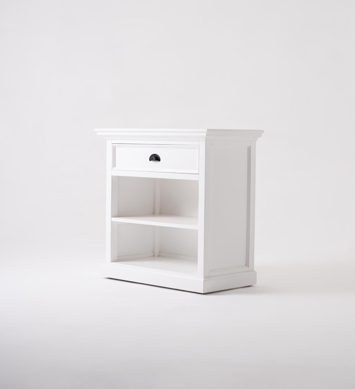 Halifax Grand collection by Nova Solo.  Bedside Table with Shelves CasaFenix