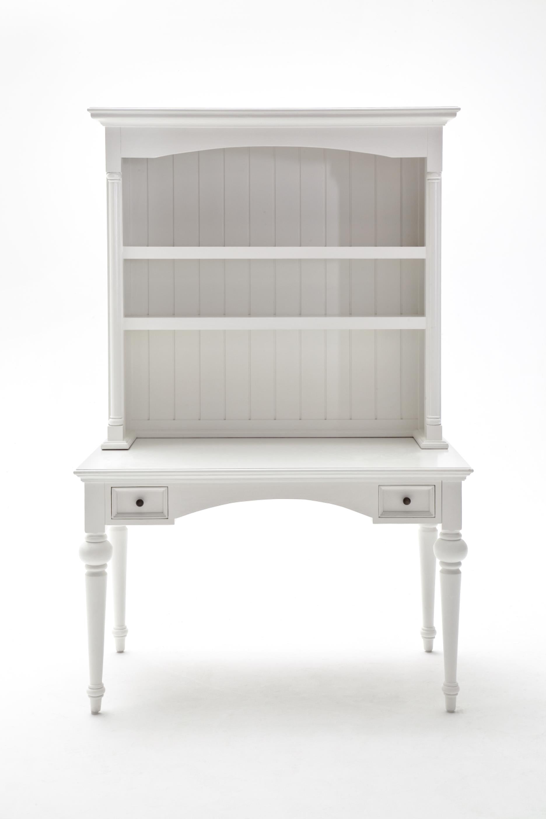 Provence collection by Nova Solo.  Secretary Desk with Hutch CasaFenix