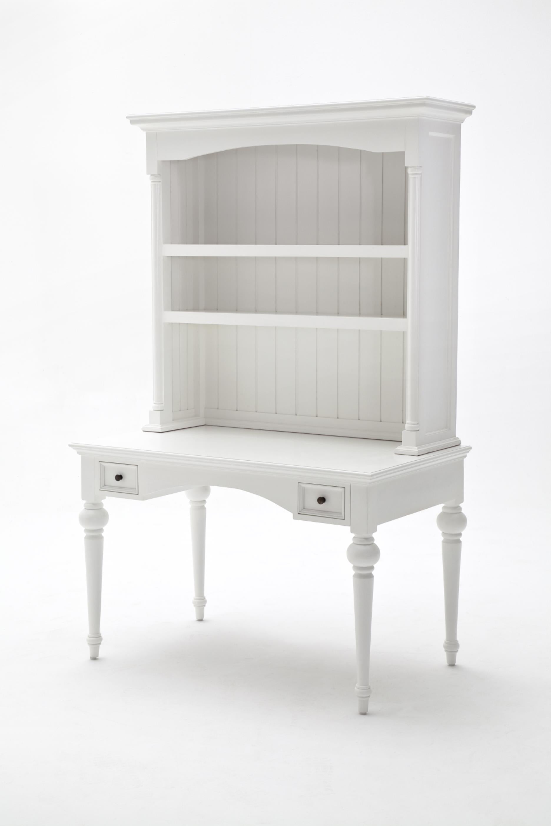 Provence collection by Nova Solo.  Secretary Desk with Hutch CasaFenix