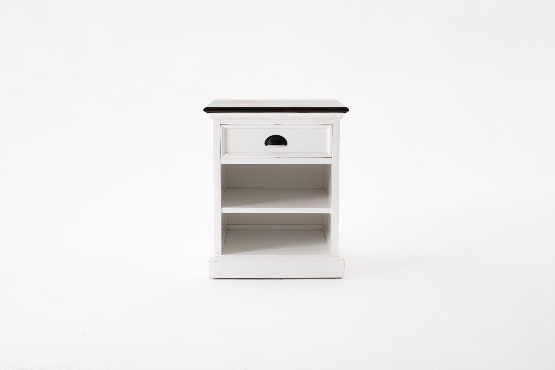 Halifax Accent collection by Nova Solo.  Bedside Table with Shelves CasaFenix