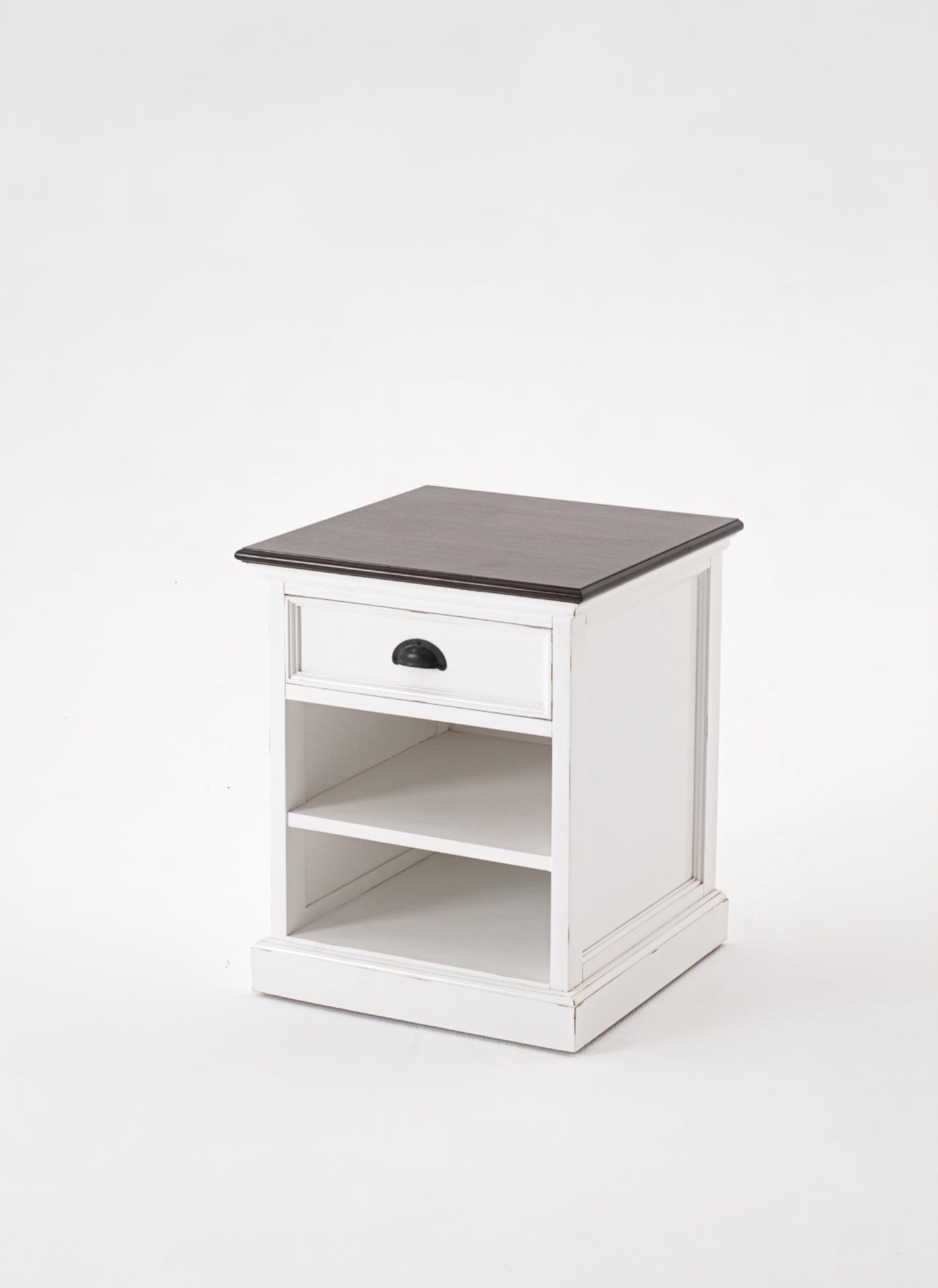 Halifax Accent collection by Nova Solo.  Bedside Table with Shelves CasaFenix