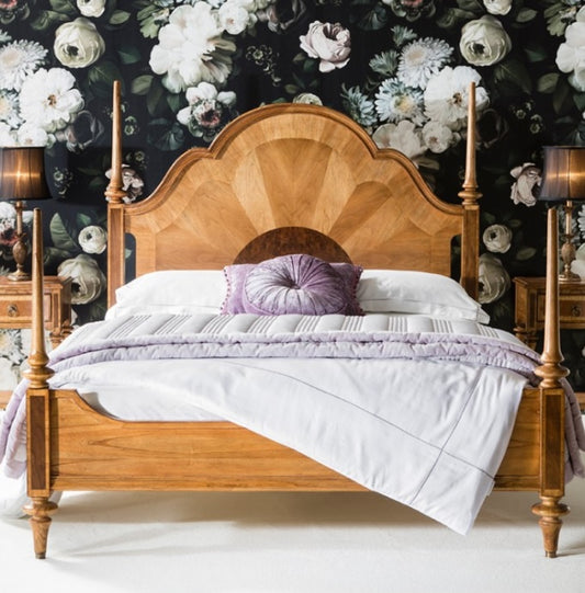 Cheshire Walnut Collection BF150 Antique Reproduction Bed (Copy) Beds & Bed Frames CasaFenix