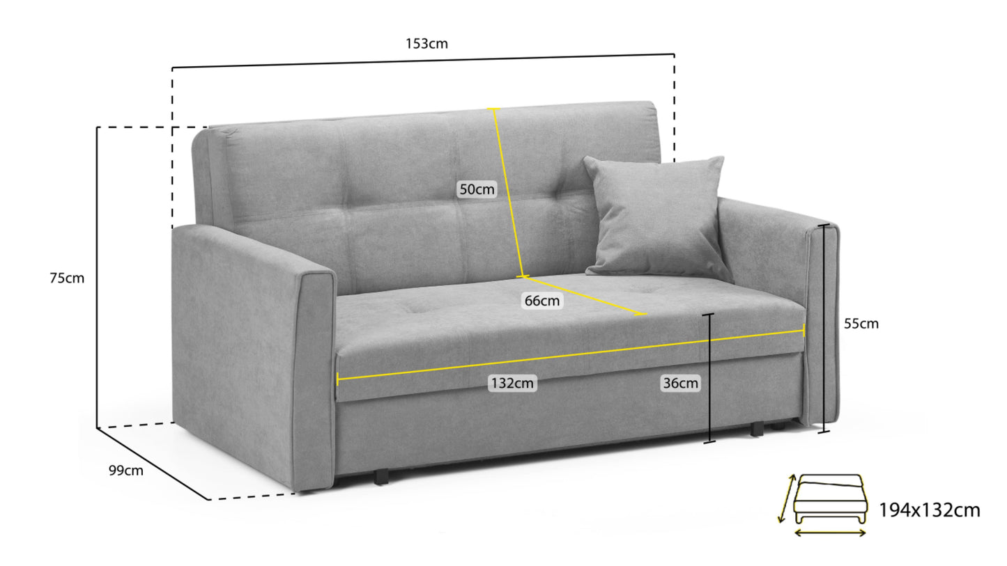 VIVA Sofabed 2 or 3 Seat Sofa Sofa CasaFenix