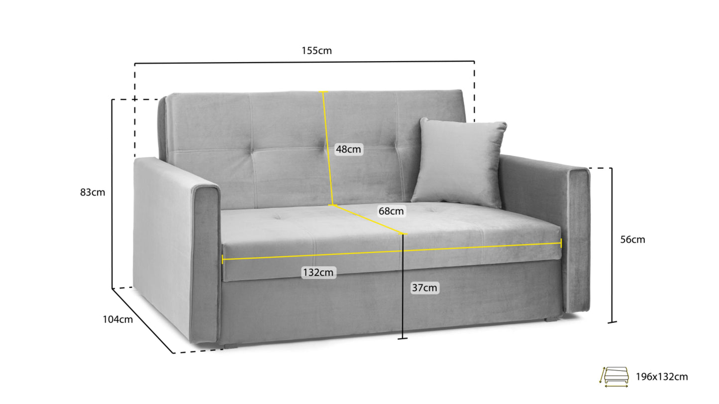 VIVA Sofabed 2 or 3 Seat Sofa Sofa CasaFenix