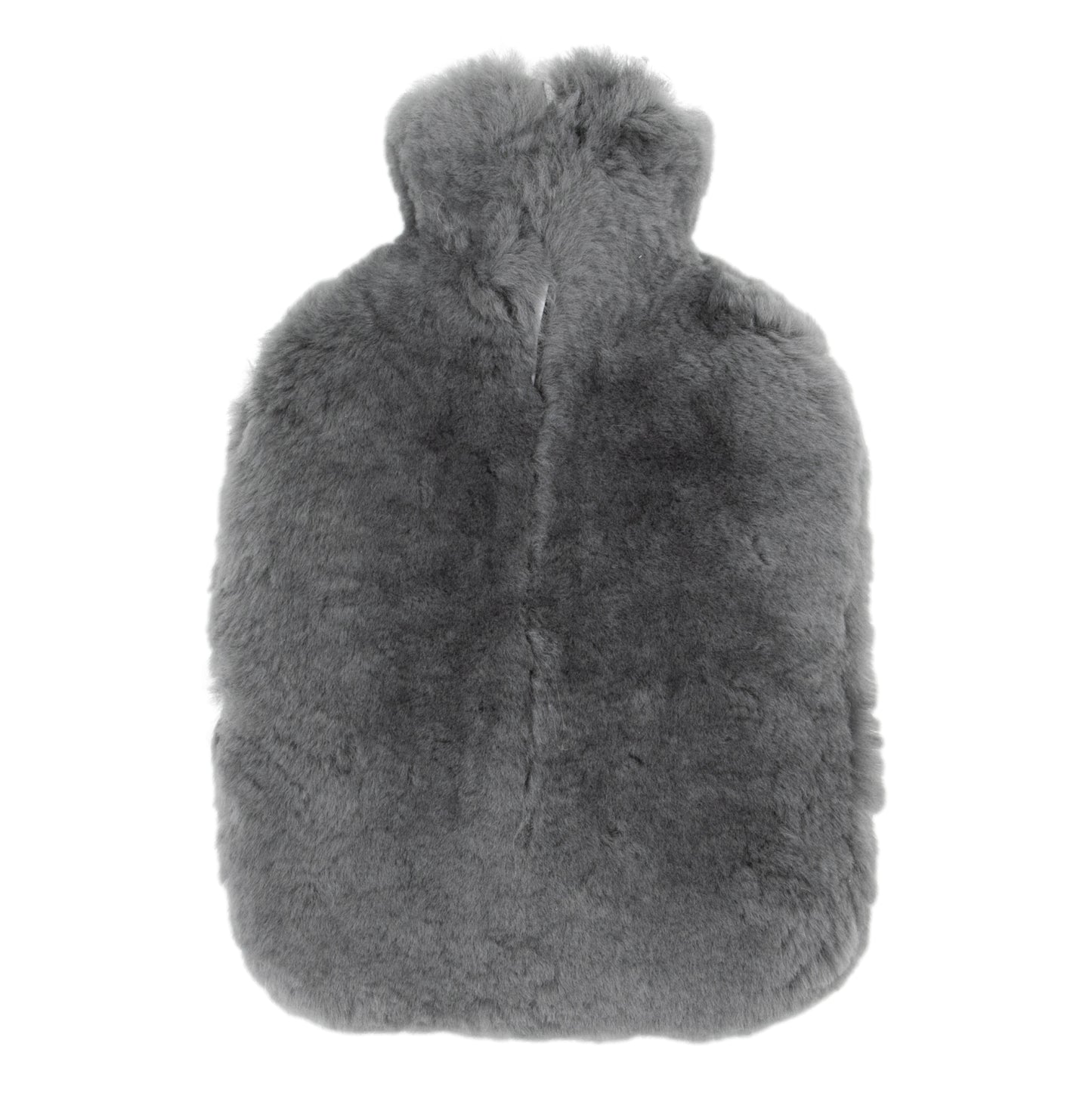 Grey Sheepskin Hot Water Bottle 37 x 23cm - CasaFenix