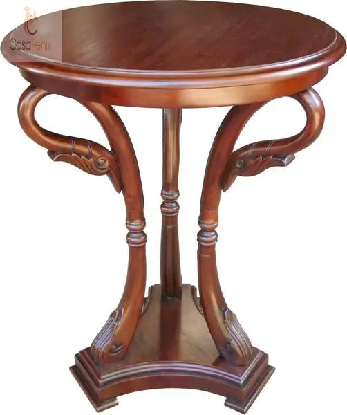 Side / Lamp / Wine Table Solid Mahogany Premium Collection - CasaFenix