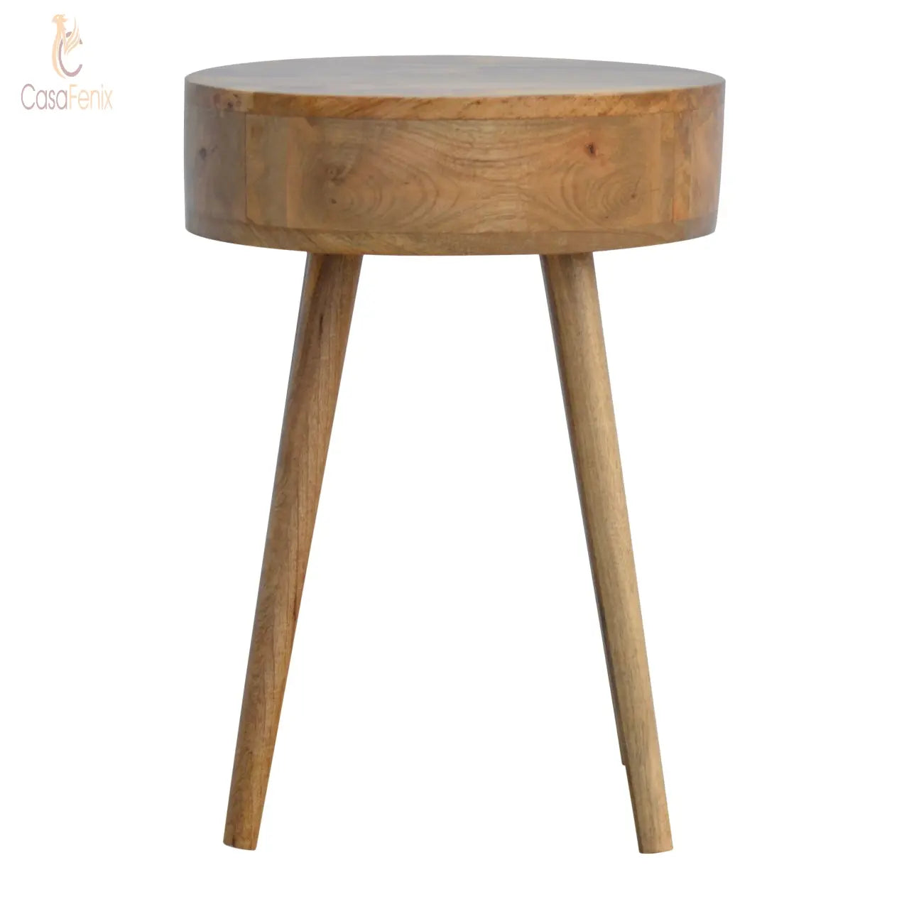 Nordic Circular Shaped Bedside Table - CasaFenix