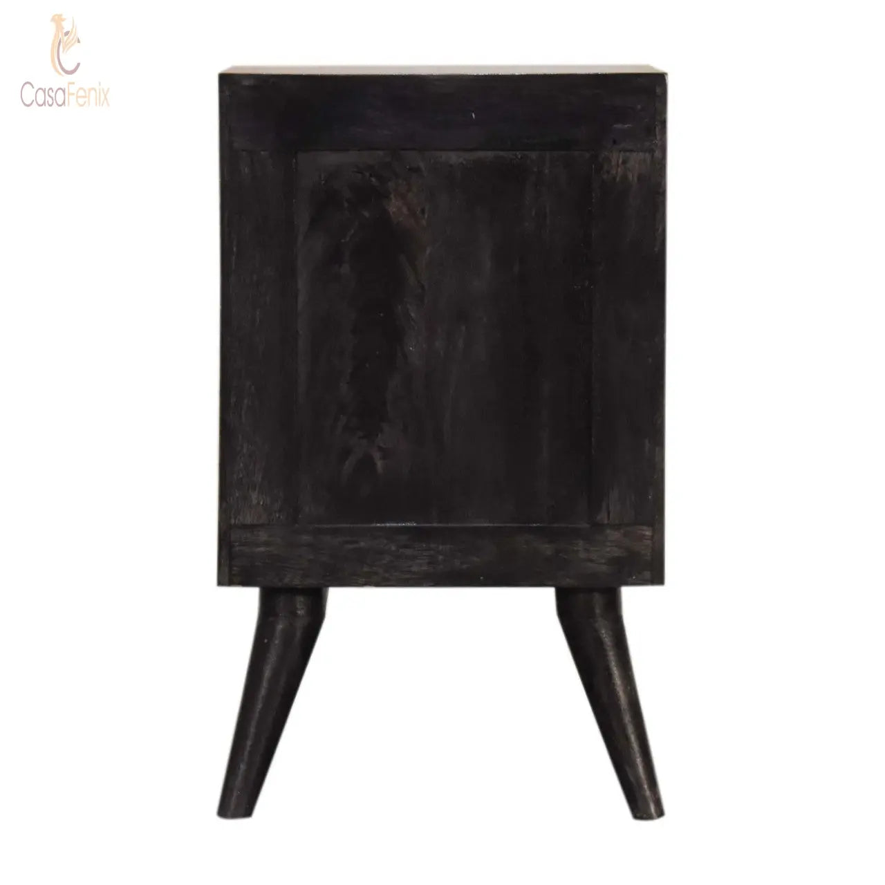 Multi Drawer Ash Black Bedside - CasaFenix