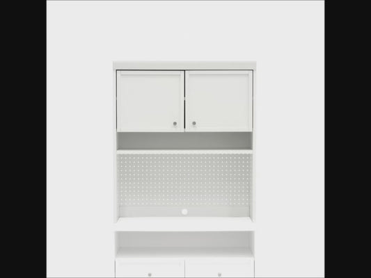 CRAFT STORAGE HUTCH WHITE