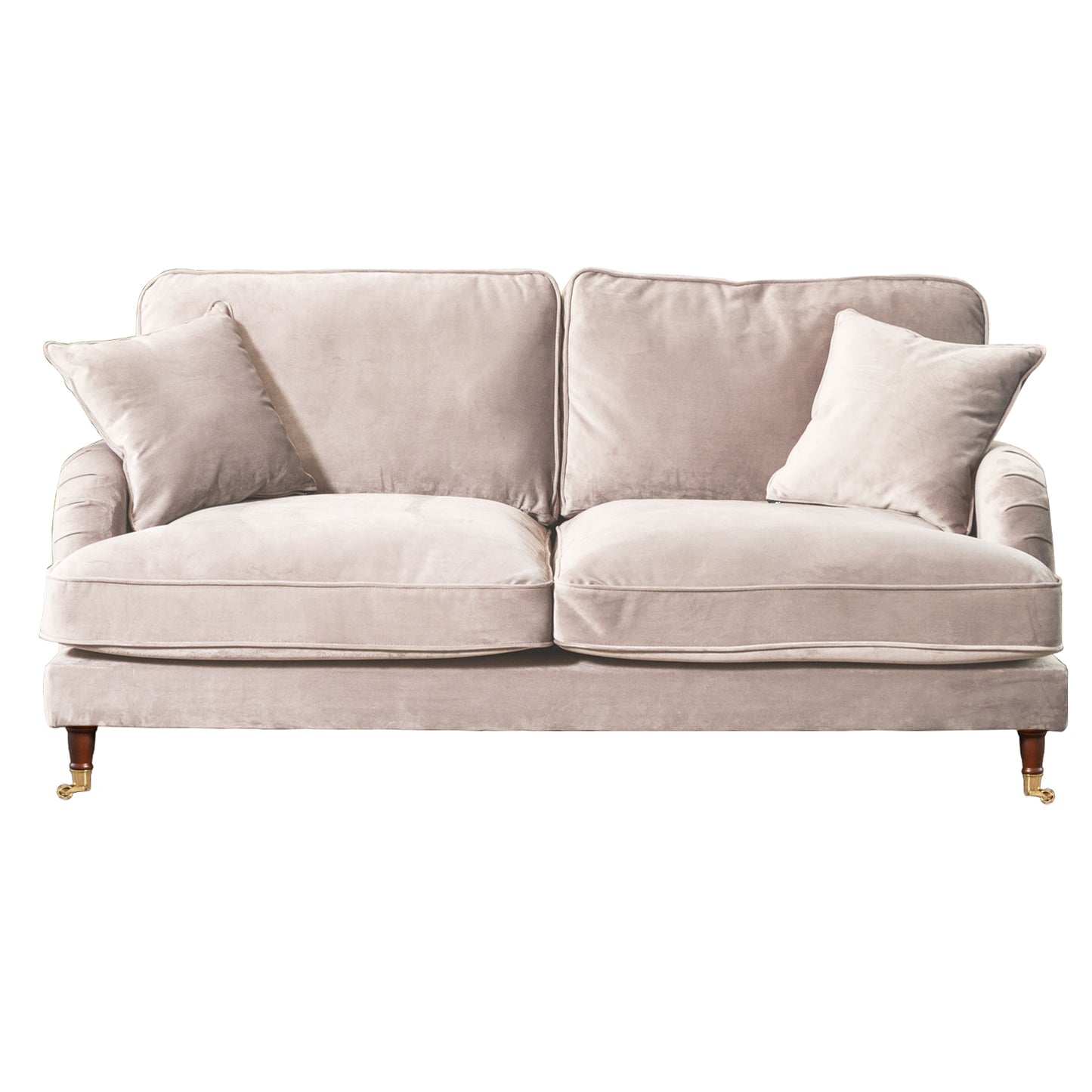 Commercial Grade Velvet Suite. 2,3,4 Seat Sofa Available in burnt orange, ebony, grey, marine, mole, mustard, silver. - CasaFenix