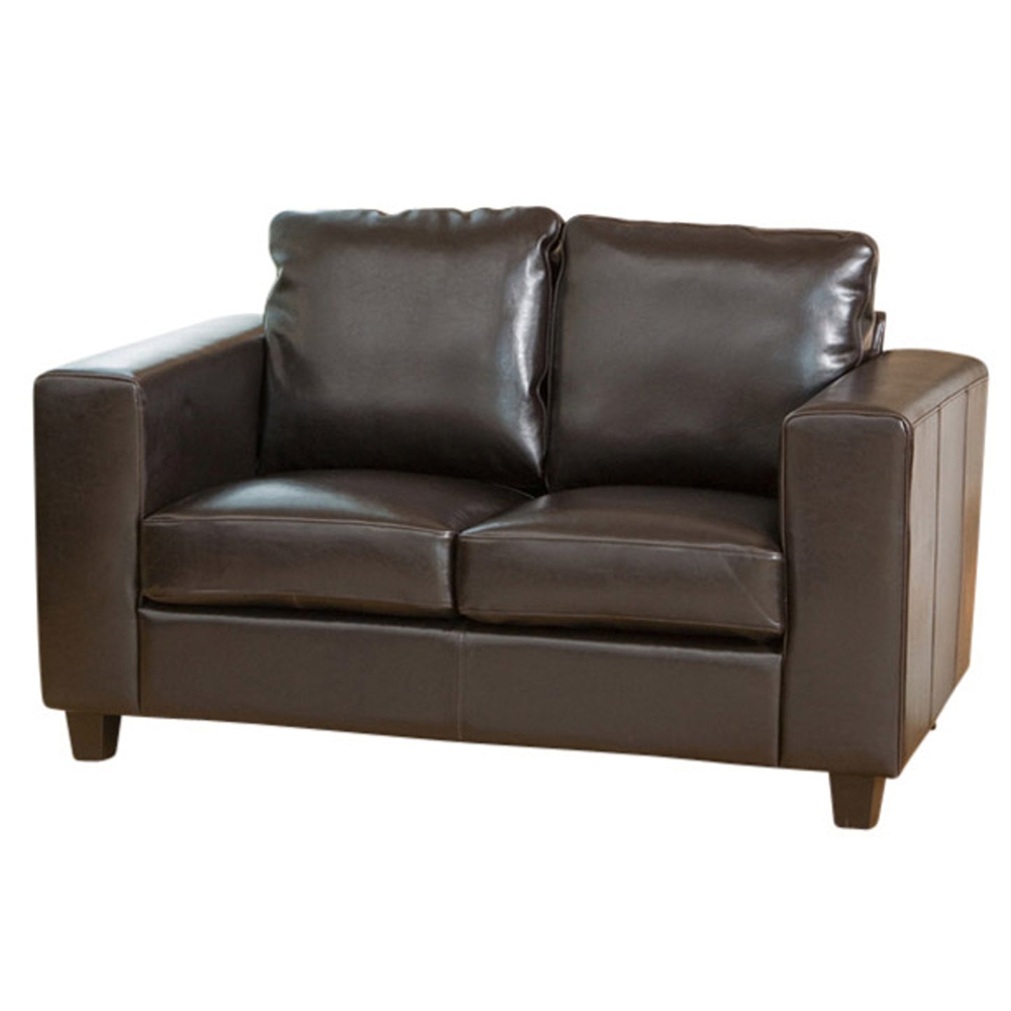 Commercial Grade Leather Sofa Available in black, brown, ivory, red. - CasaFenix