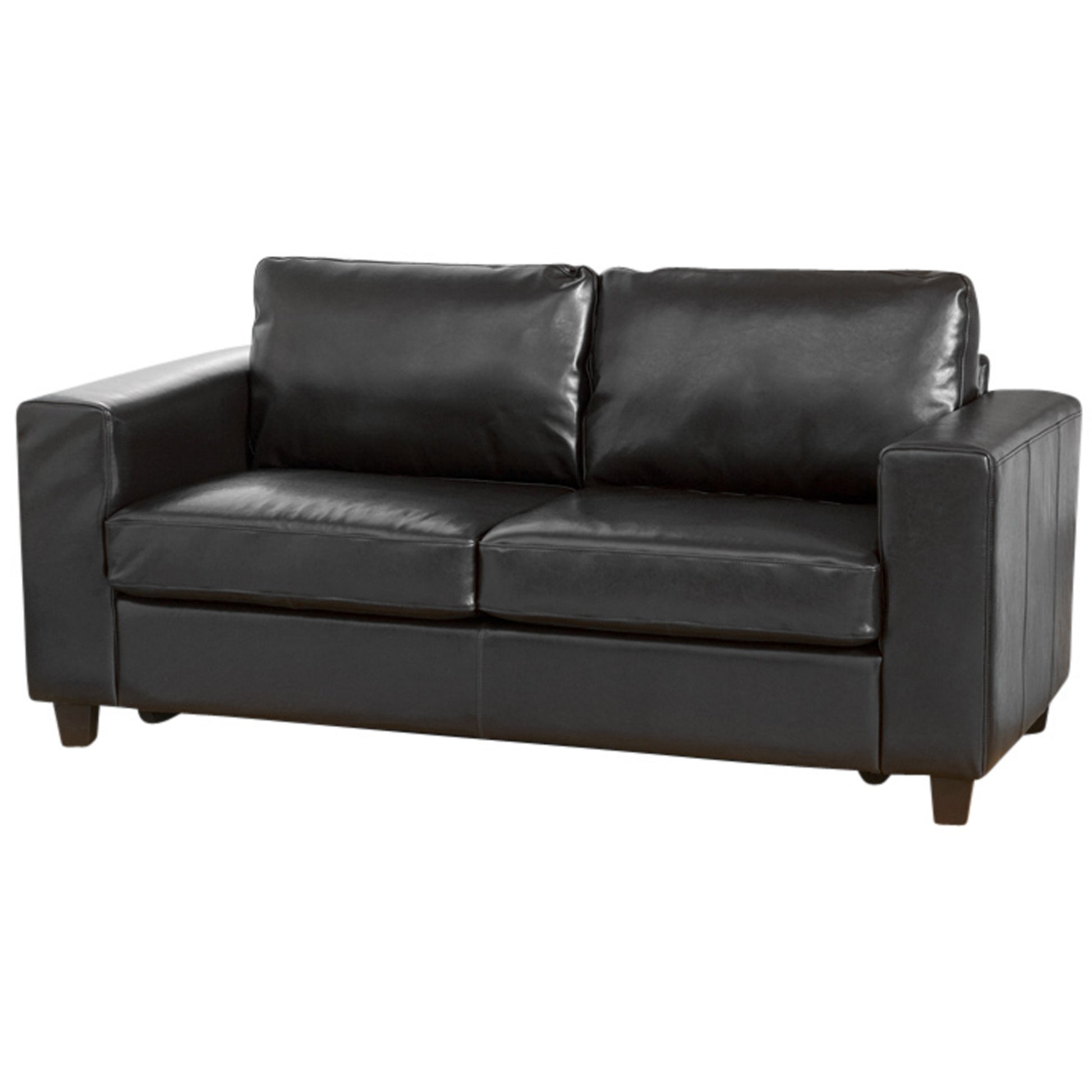 Commercial Grade Leather Sofa Available in black, brown, ivory, red. - CasaFenix