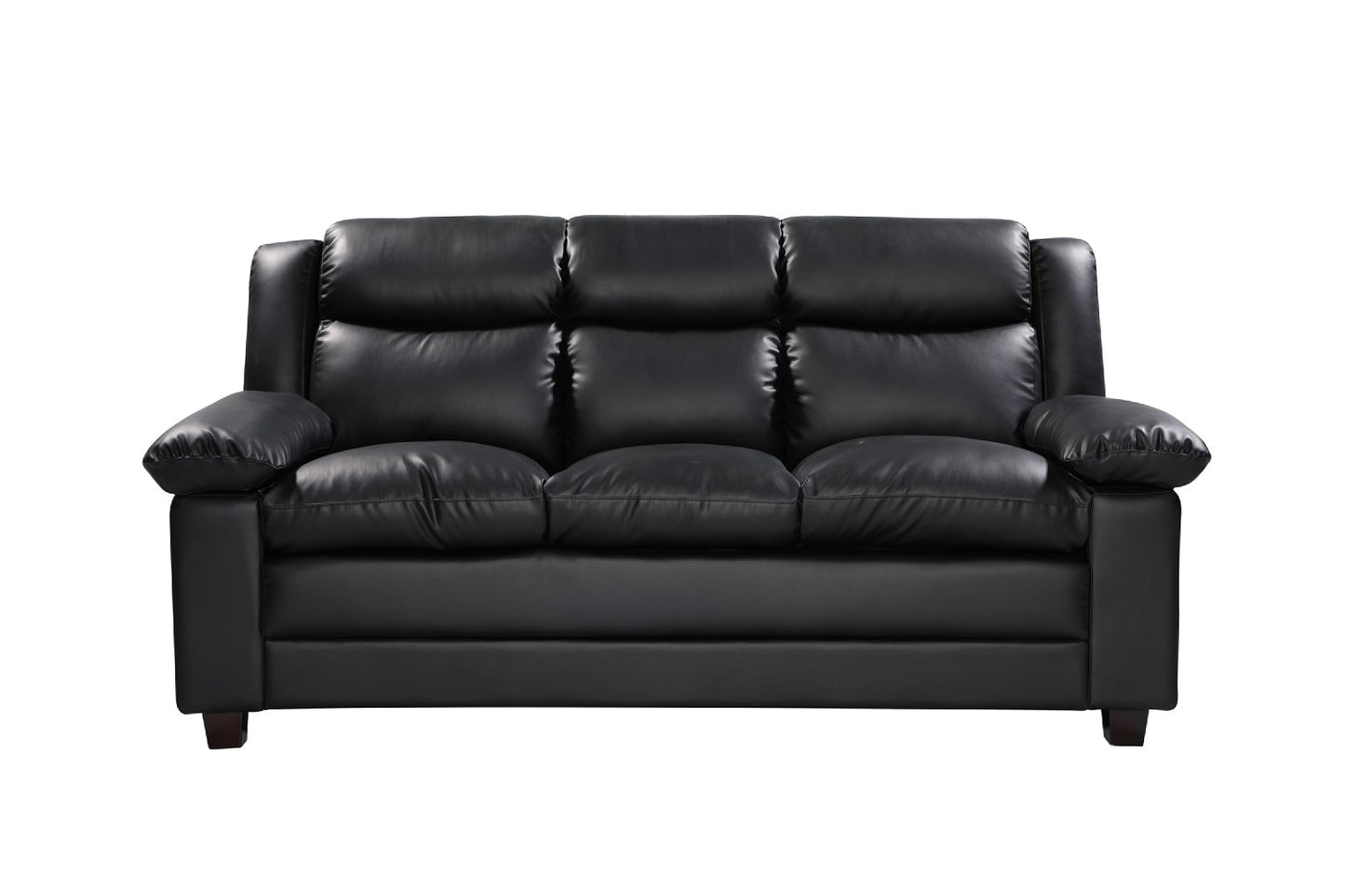 Leather Sofa Available in black, brown, cream or grey - CasaFenix