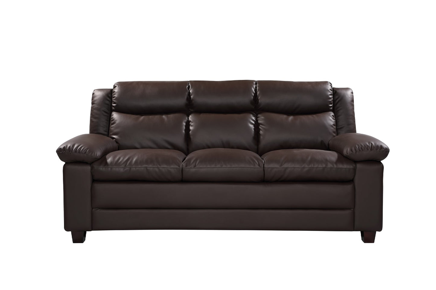 Leather Sofa Available in black, brown, cream or grey - CasaFenix