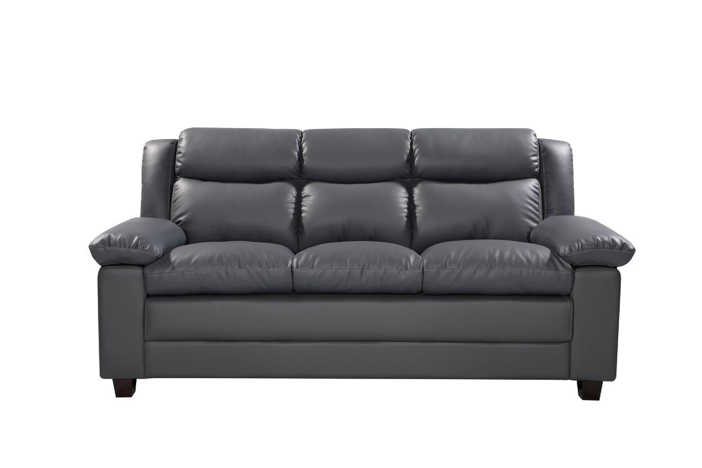 Leather Sofa Available in black, brown, cream or grey - CasaFenix