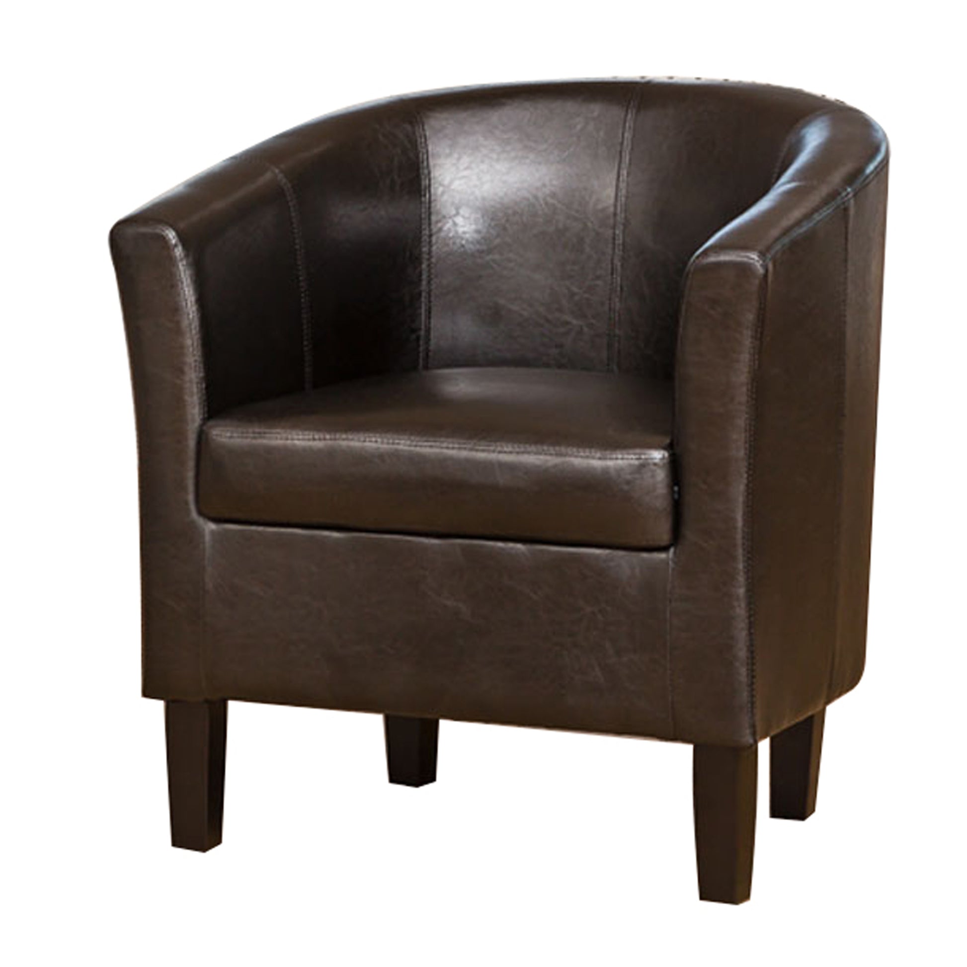 Tub Arm Chair 1 2 or 3 Seat Home Use in black, brown, red or cream. - CasaFenix