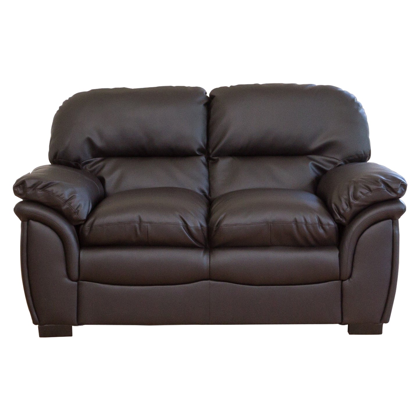 Commercial Grade Smooth Leather Sofa Available in black, brown, cream. - CasaFenix