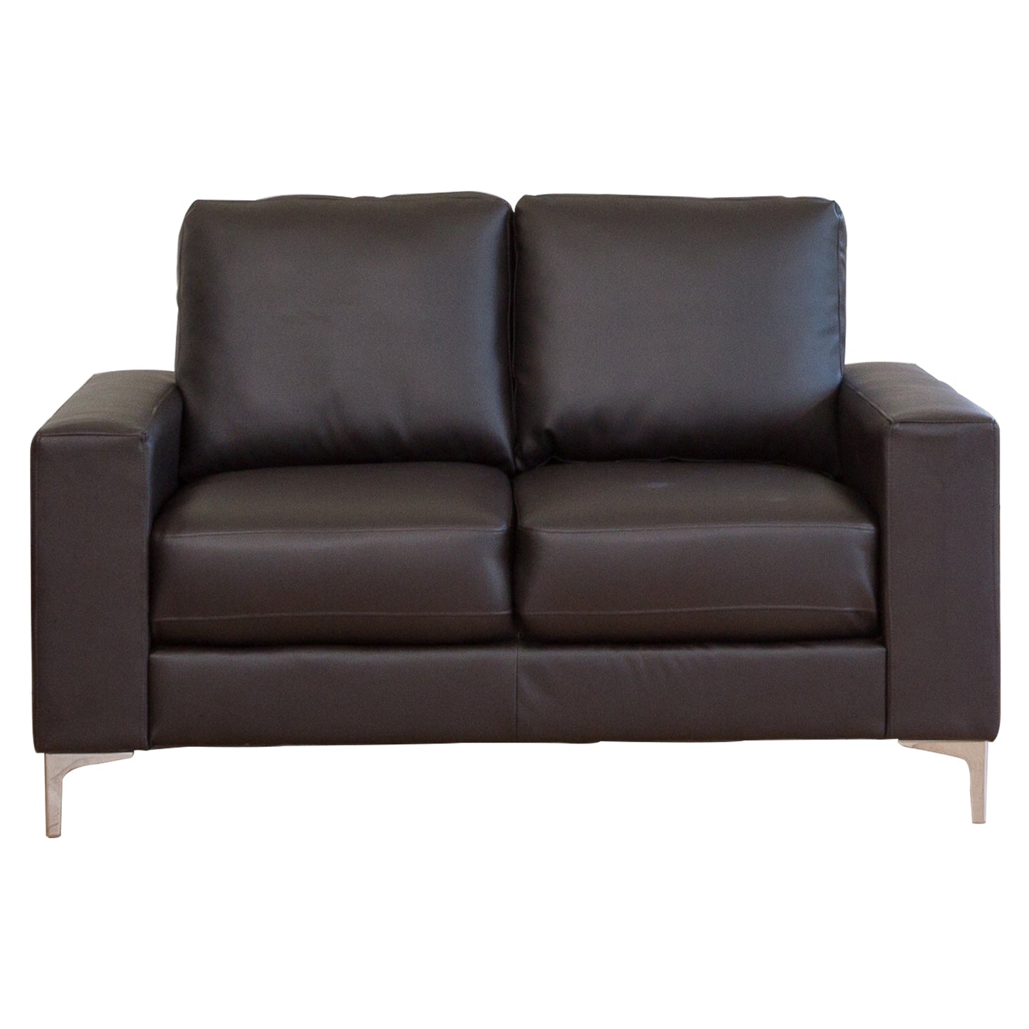 Small Commercial Grade Leather Sofa Available in black &  brown * - CasaFenix
