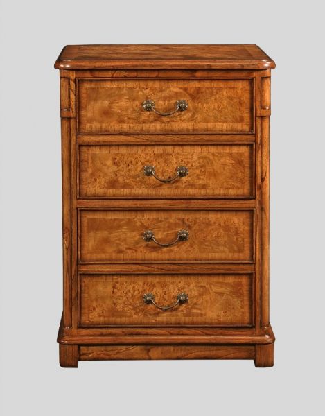 Cheshire Walnut Collection Home Office 2 Drawer Filing Cabinet - CasaFenix