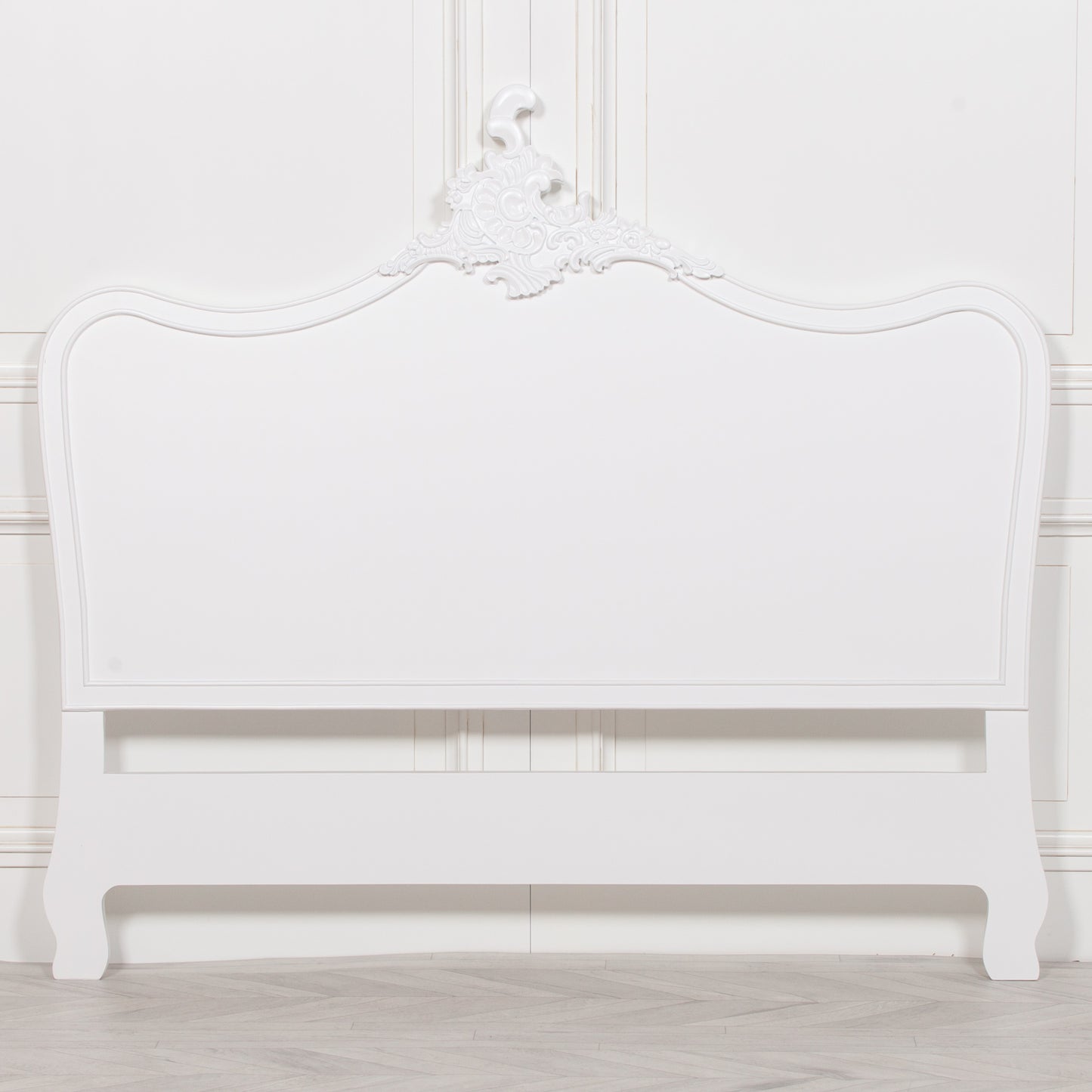 French White 5ft King Size Headboard