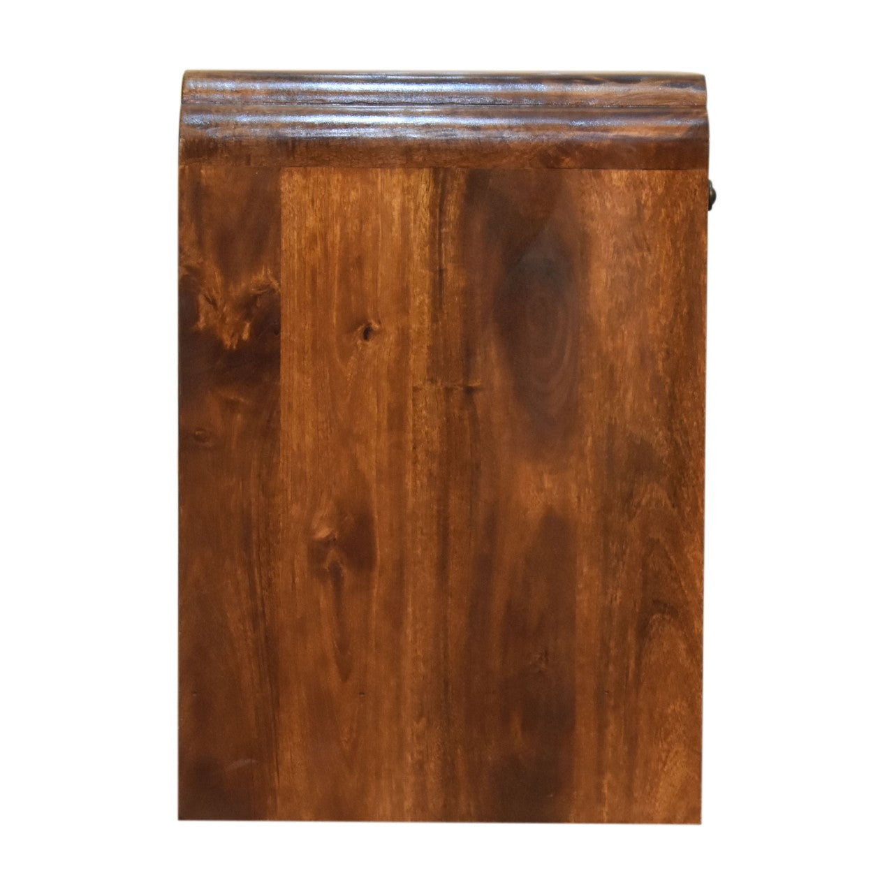 Newton Bedside 1 Drawer & 1 Shelf Made from Solid Mango Wood Chestnut Finish - CasaFenix