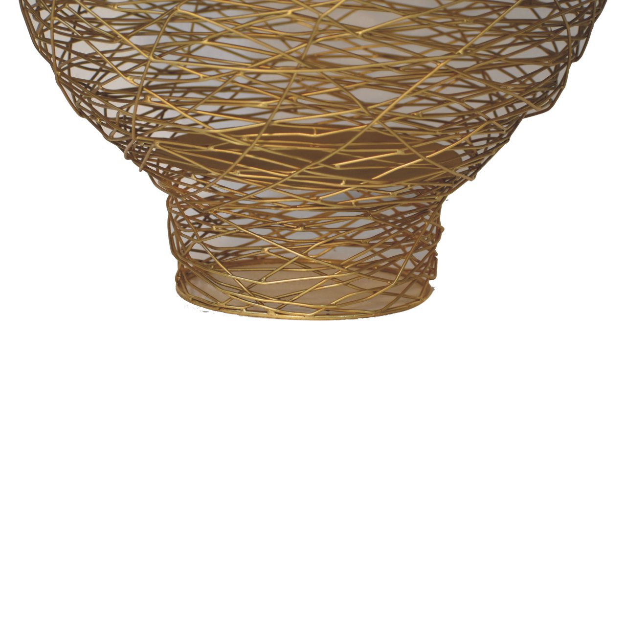 Netted Metal Side Table - CasaFenix