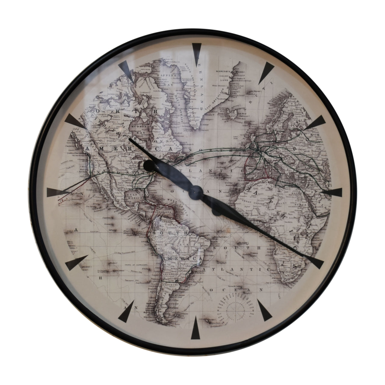 Atlas Style Wall Clock - CasaFenix