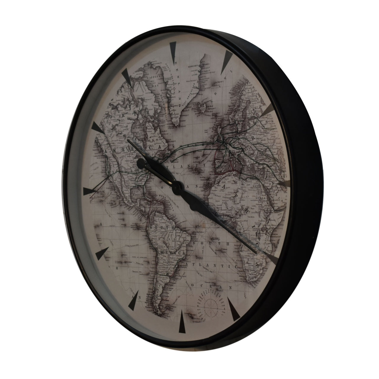 Atlas Style Wall Clock - CasaFenix