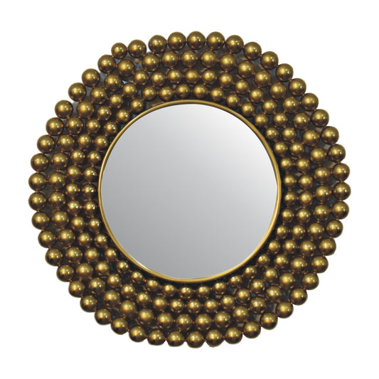 Gold Bubble Mirror Frame - CasaFenix