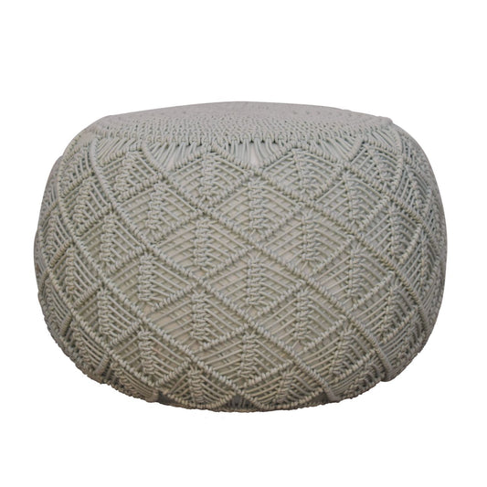 Ansley Sea Green Pouffe - CasaFenix