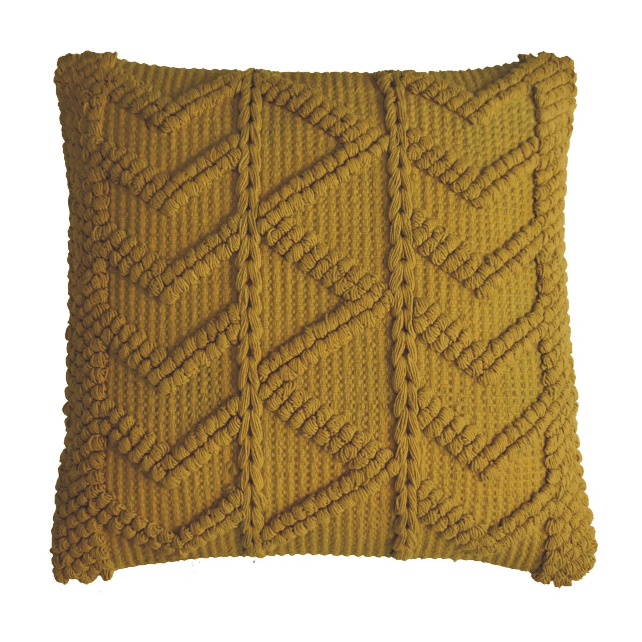 Alda Cushion Set of 2 - Mustard - CasaFenix