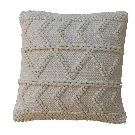 Alda Cushion Set of 2 - Natural White - CasaFenix