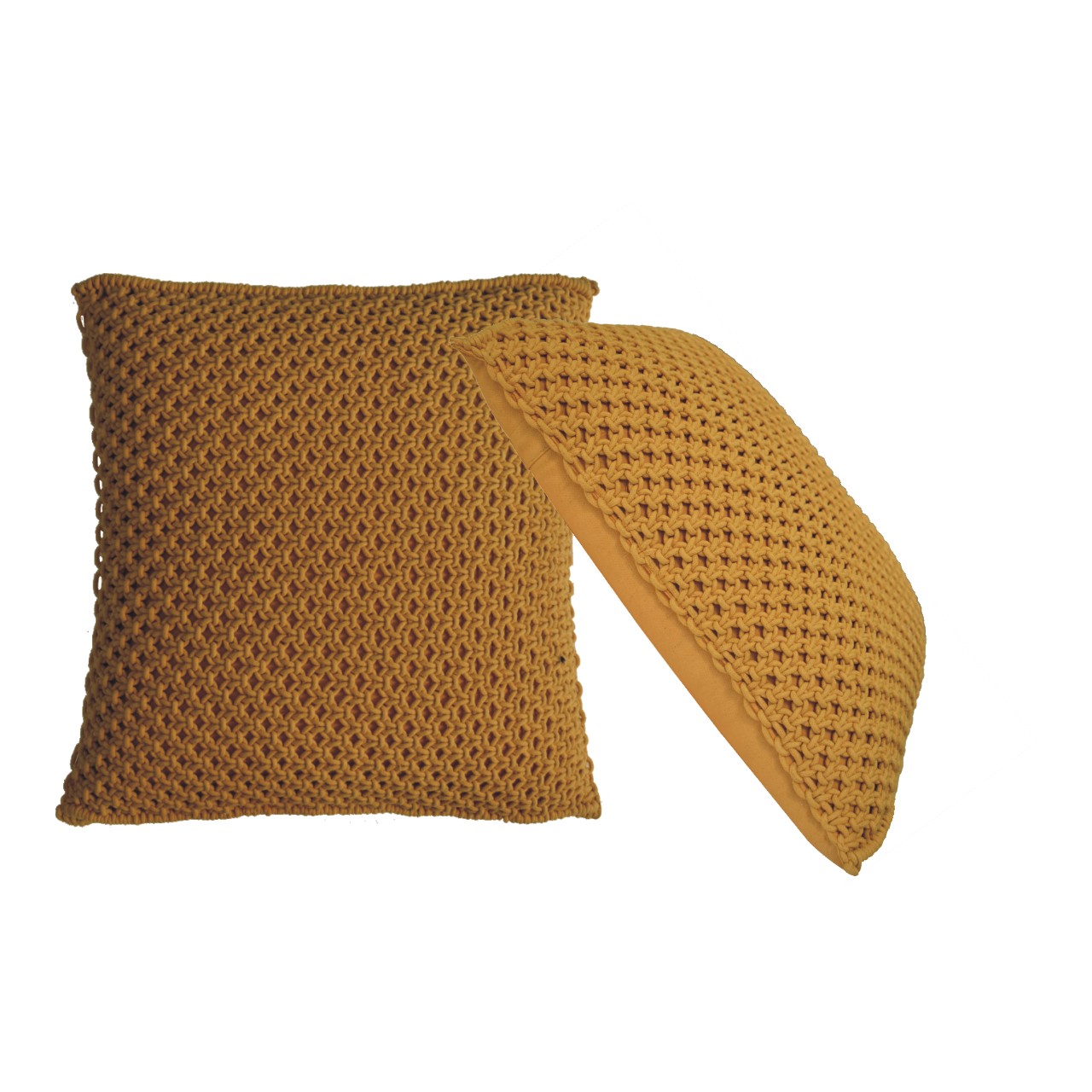 Myra Cushion Set of 2 - Mustard - CasaFenix