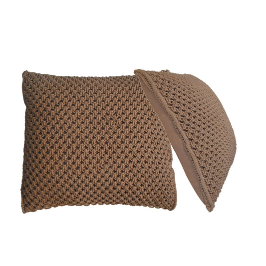 Myra Cushion Set of 2 - Coffee - CasaFenix