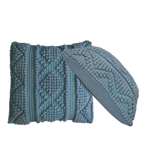 Nola Cushion Set of 2 - Blue - CasaFenix