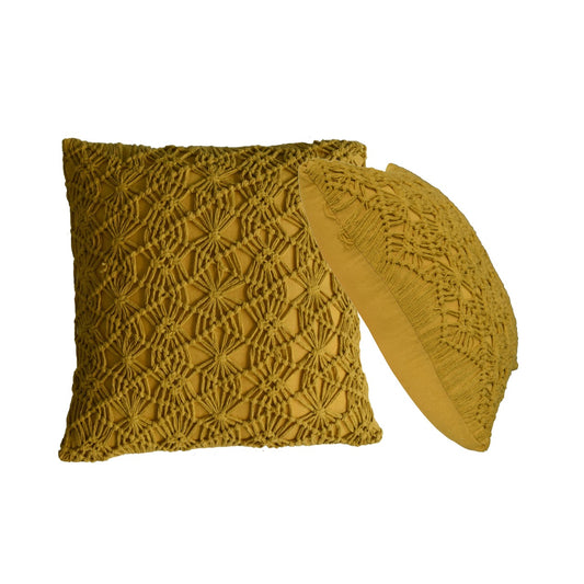 Mustard Maura Cushion - Set of 2 - CasaFenix