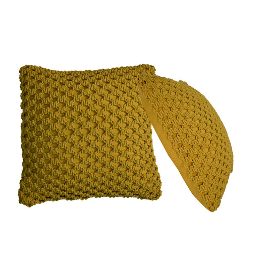 Myra Cushion Set of 2 - Mustard - CasaFenix