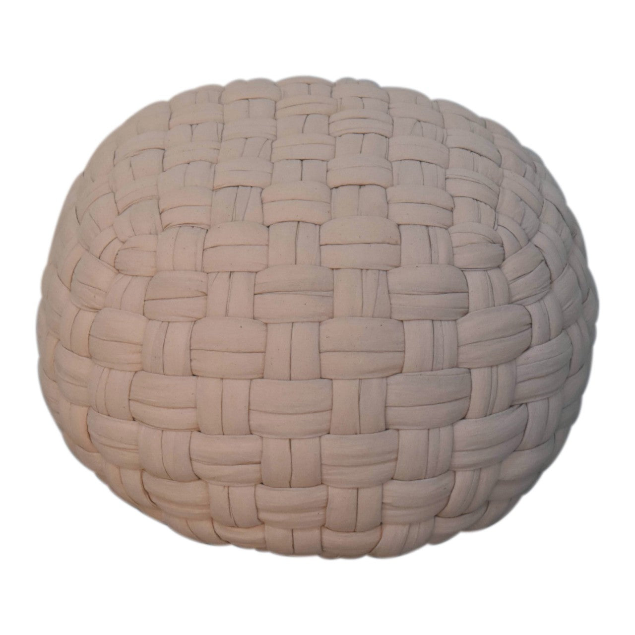 Tube Pouffe Cream - CasaFenix