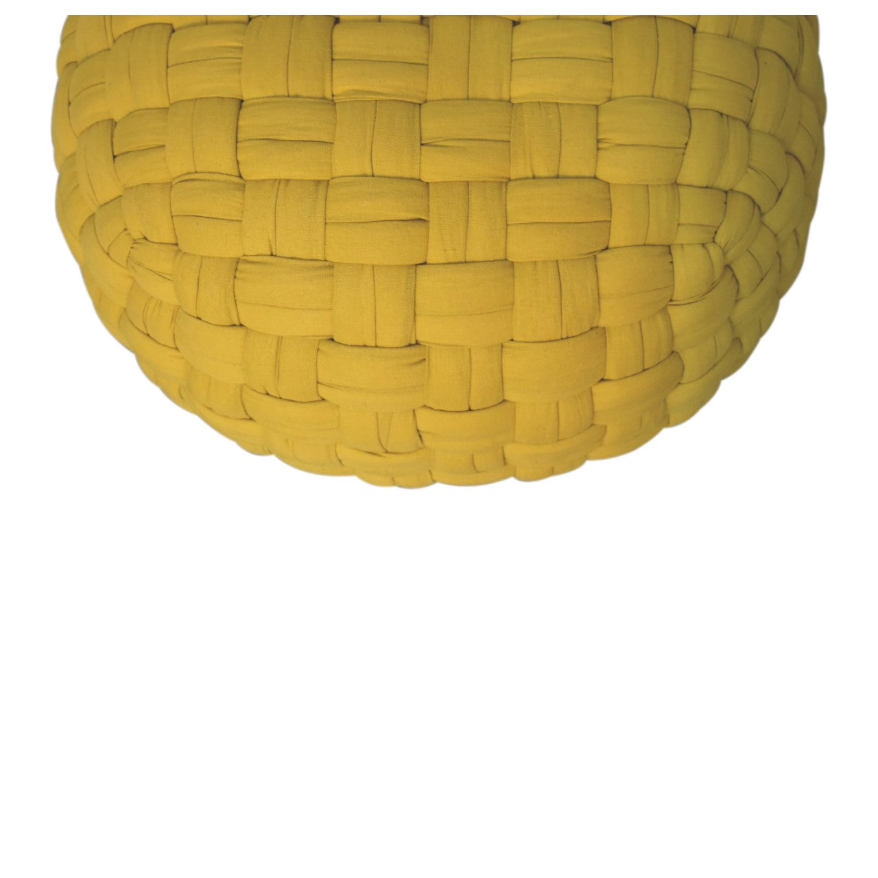 Mustard Tube Pouffe - CasaFenix