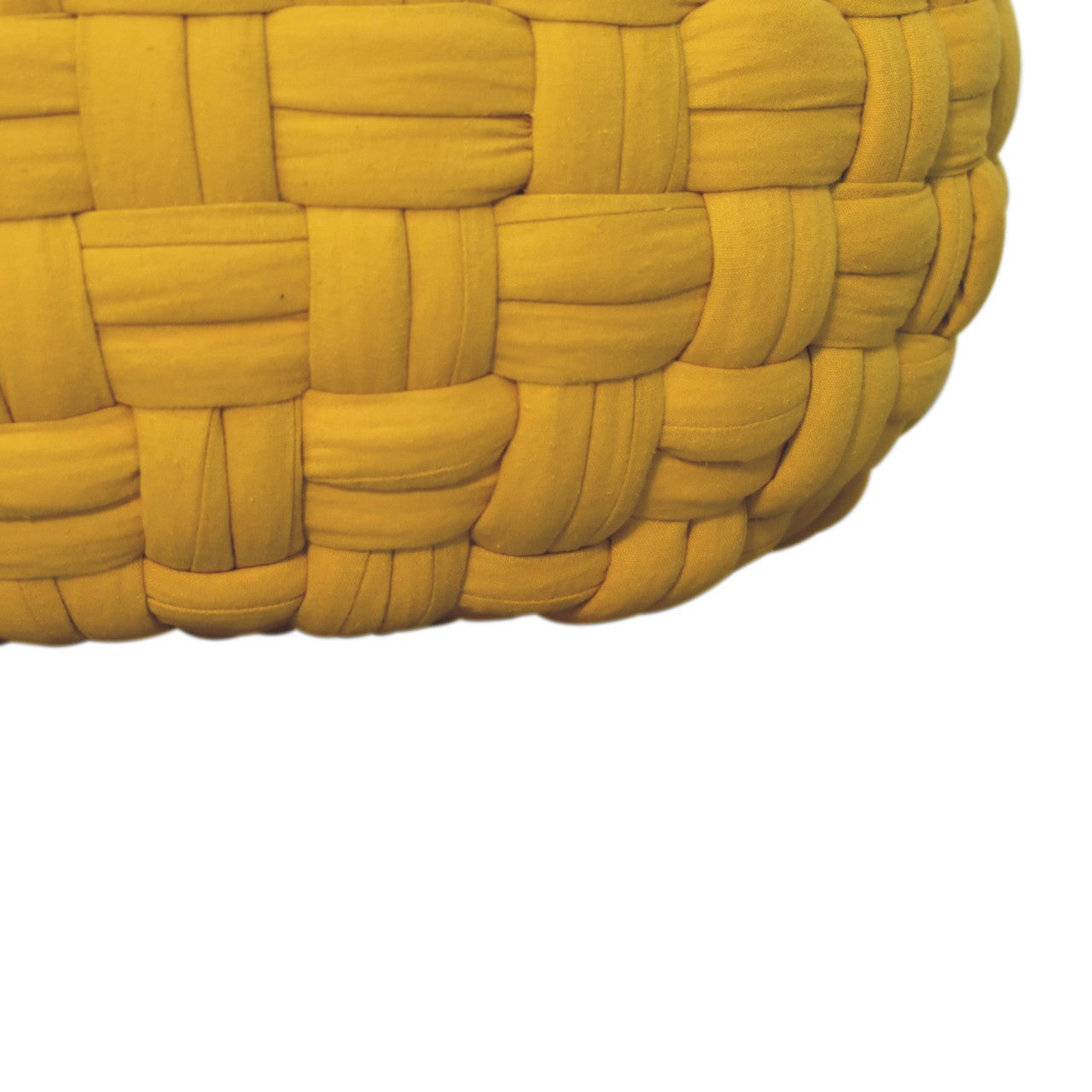 Mustard Tube Pouffe - CasaFenix