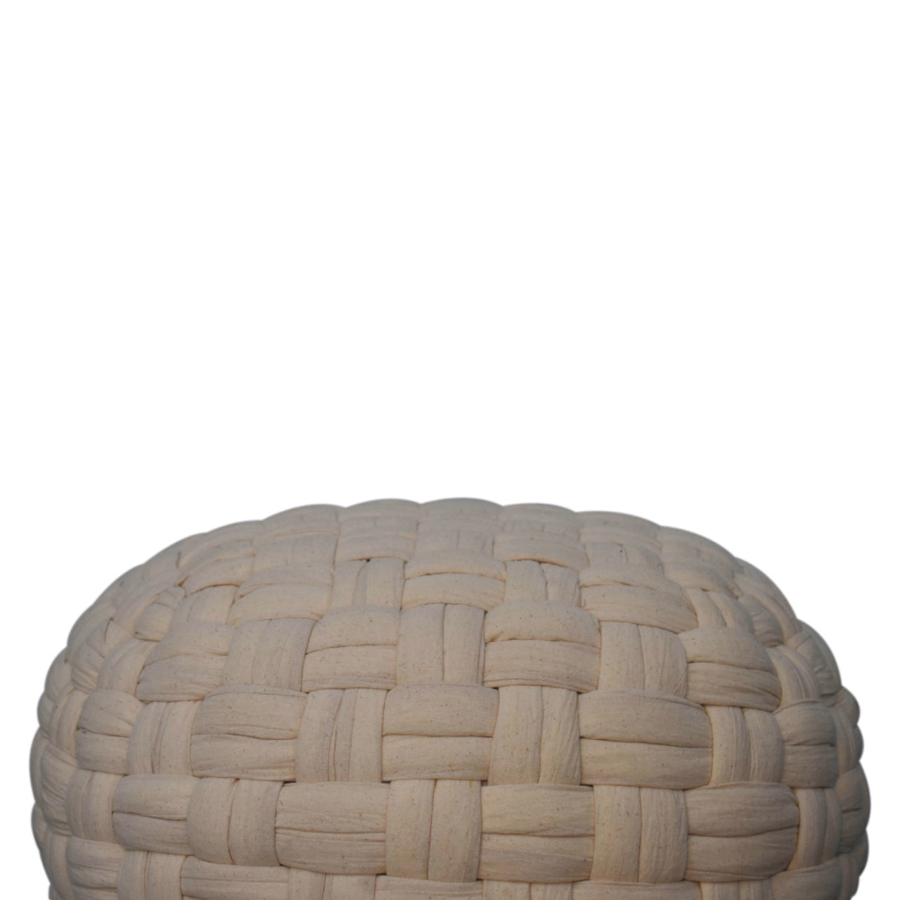 White Tube Pouffe - CasaFenix