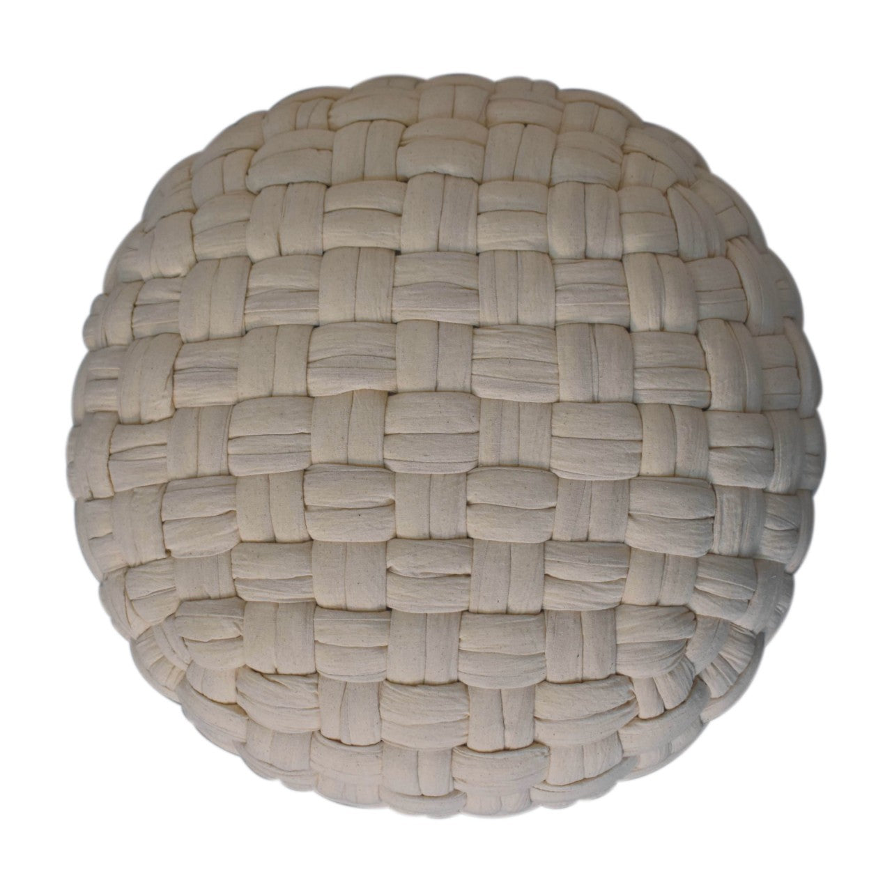 White Tube Pouffe - CasaFenix