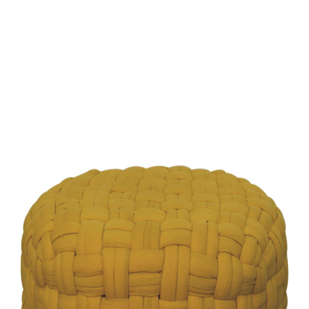 Mustard Tube Footstool - CasaFenix