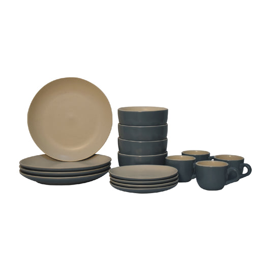 Haile Dinnerware Ceramic 4 Place Plate Set - CasaFenix