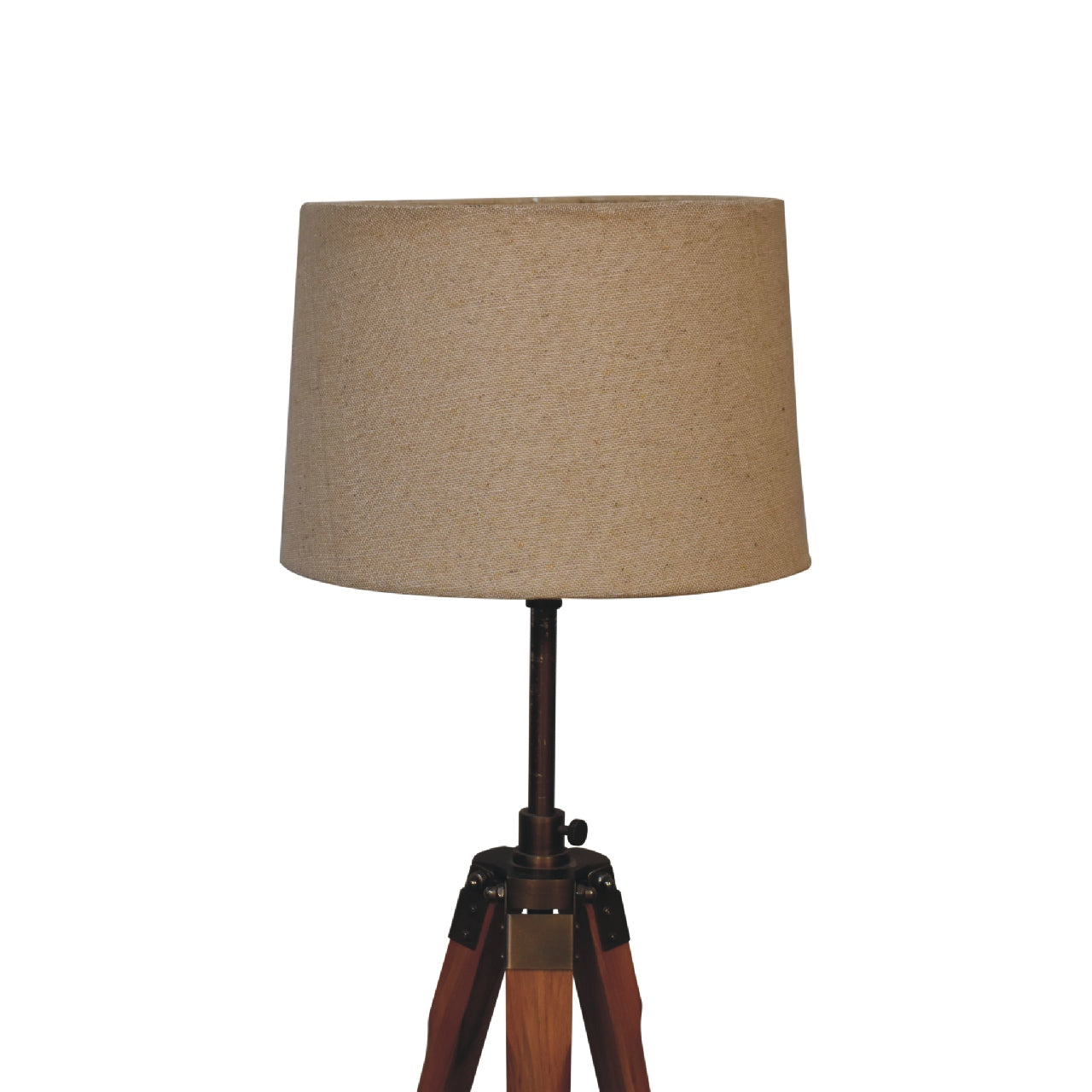 Fixed Brass Tripod Floor Lamp - CasaFenix