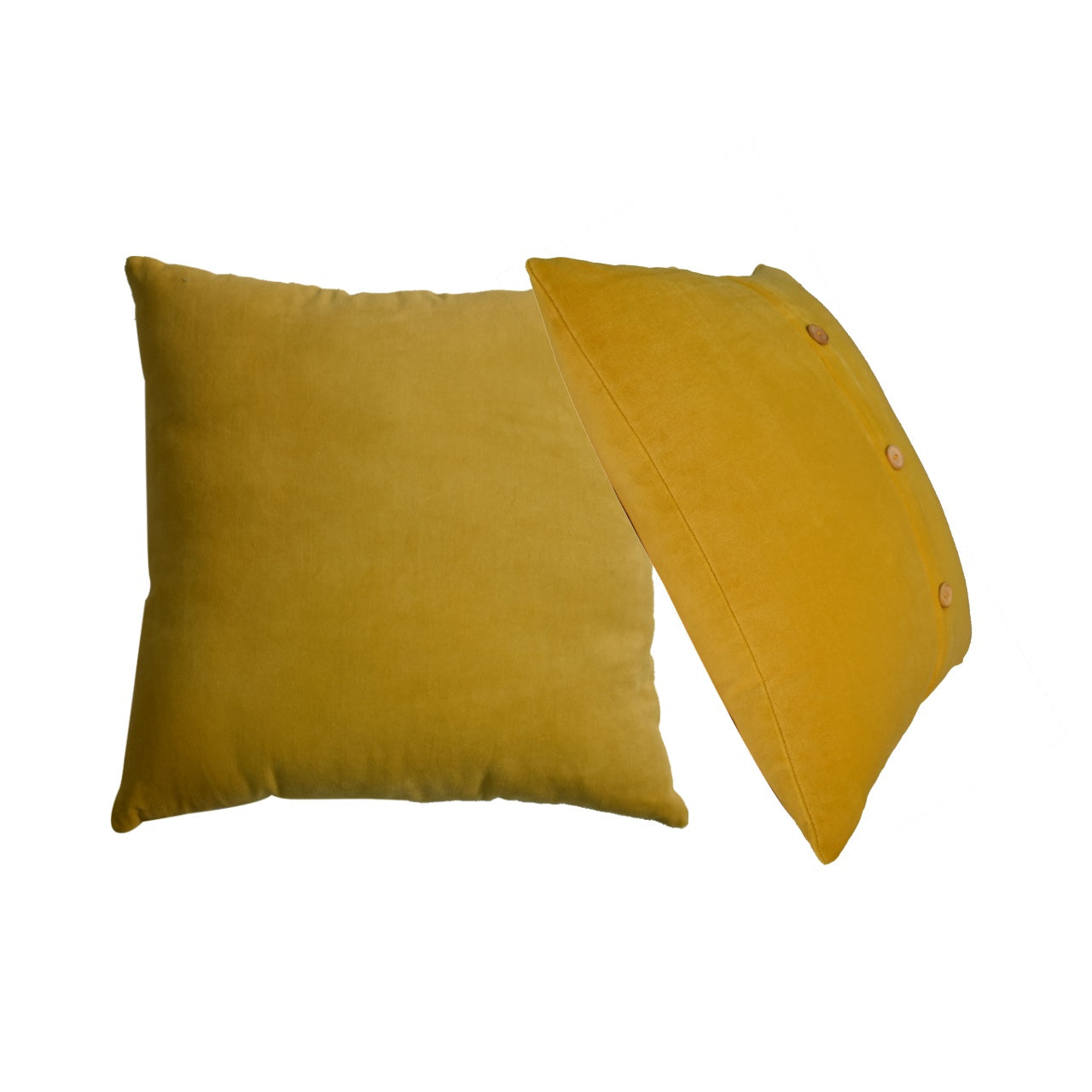 Quinn Cushion Set of 2 - Mustard - CasaFenix