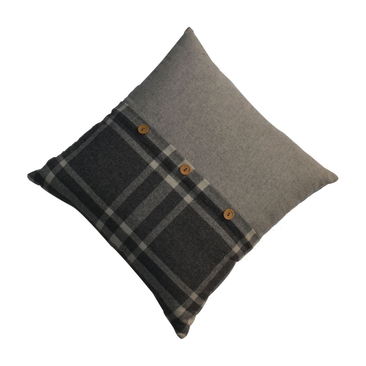 Quinn Cushion Set of 2 - Canus & Grey Tweed - CasaFenix